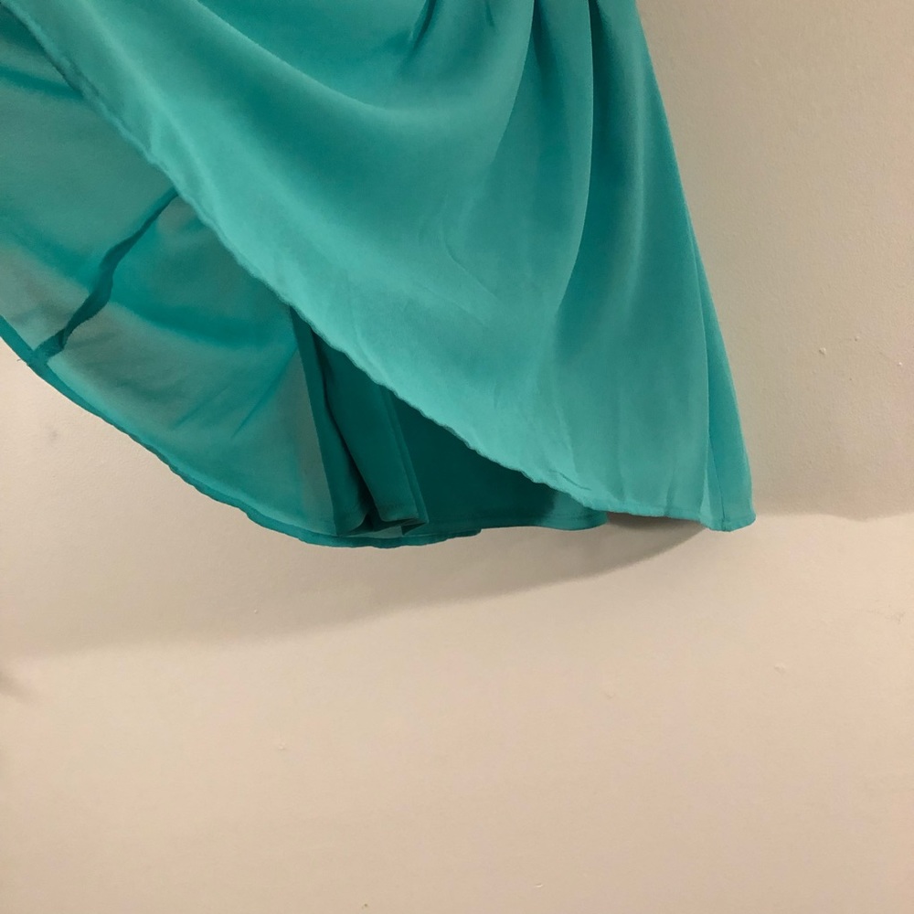 Blue Bedazzled Diamond Studded Dress - Picture 6 of 7